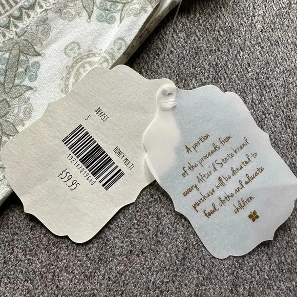 altar’d state Honey Multi Halter Dress Small - Picture 3 of 5